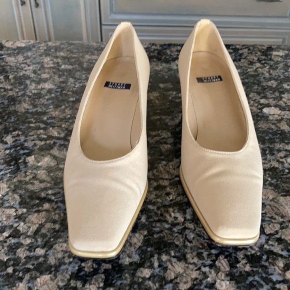 STUART WEITZMAN BLOCK HEEL SHOES SIZE 7W - Picture 2 of 11